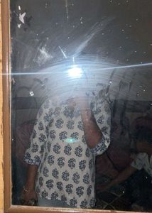 Stylish Blue and White Printed Kurta