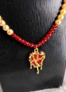 Unique Red Heart Charm Pendant
