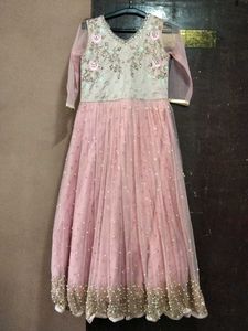 Pink Embellished Gown