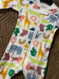Printed Onesie Romper For New Born Baby