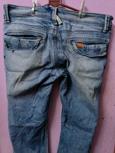 Light Wash Distressed Jeans