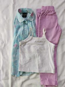 Charming Blue Floral Bell Sleeve Blouse