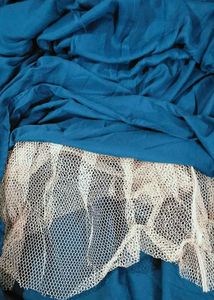 Beautiful Teal Embroidered Gown