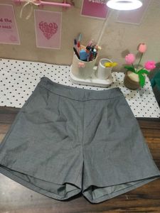 Classic Grey Tailored Shorts