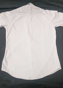 🖤🤍Men's White Dotted Button-Down Shirt