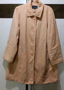 Imported Peach Trench Coat