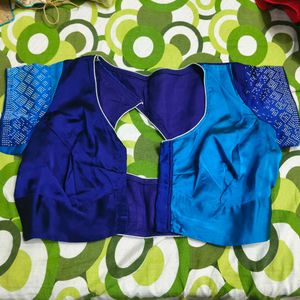 Stunning Blue Designer Blouse