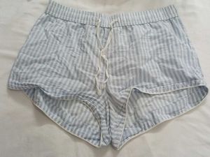 H&M comfy Striped Pajama Shorts