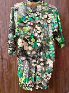 Vibrant Floral Print Kurta Tunic