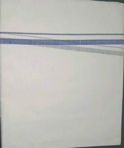 2 piece Traditional White Cotton Dhoti