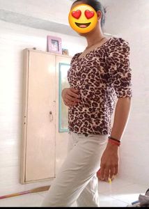 Animal Print Top