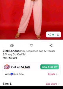 Stunning Sequin Blouse &amp; trouser Set