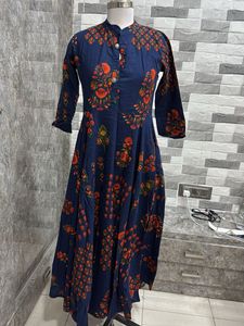 Blue Printed Kurti