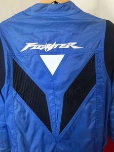 Blue Fighter Motorcycle Jacket