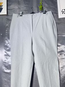 women's office Light Grey Trousers