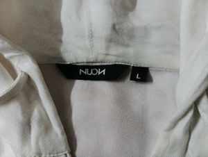 WHITE ZIP UP HOODIE