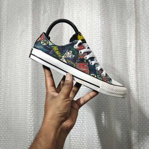 Batman Joker Comic Print Sneakers