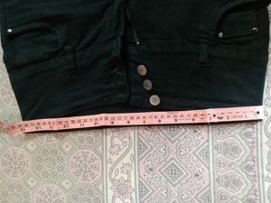 High Waist Black Jeans (30)
