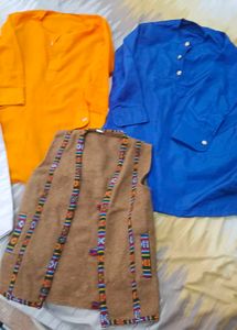 Boy kids kurtas, Vest and pant