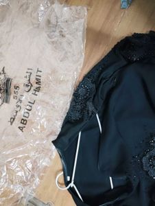 Elegant Black Arabic Style Abaya