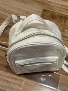 White Mini Backpack