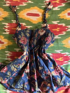🪬˚₊ 𖤓☽˚.⋆Desi Floral Peplum kurta