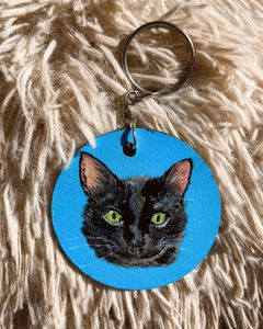Custom Pet Potraits Keychains