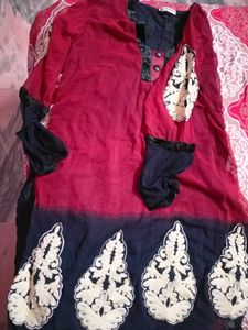 Elegant Embroidered Kurti loose fit