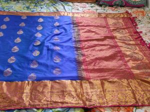 Beautiful Blue & Pink Saree
