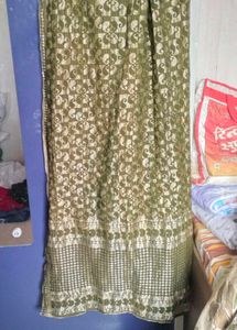 Elegant Floral Print Anarkali Gown