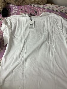Shein White Moon Tarot T-Shirt