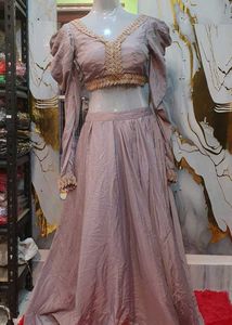 Elegant Lilac Lehenga Choli