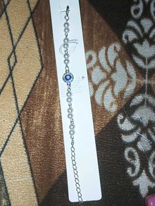 Pearl Bracelet with Evil Eye Charm