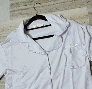 Cute lavender Pajama Top