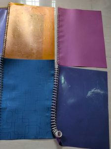 Set of 21 Colorful Spiral Binding files