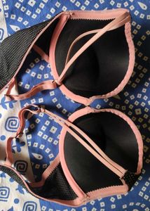 Enamor Black Padded Underwired Push-up Bra