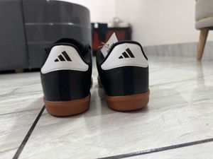 Adidas Black Gum Sole Sneakers