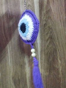 Handmade Evil Eye Keychain/Accessory/car hanging