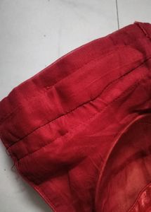 Red Padded Blouse