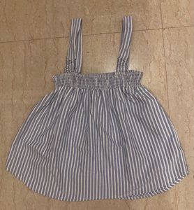 Striped Smocked Camisole Top