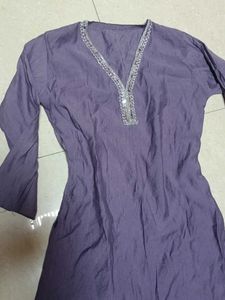 Beautiful Purple Kurta