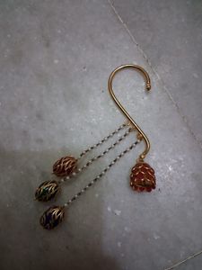 Statement Ear Cuff with Colorful Beads