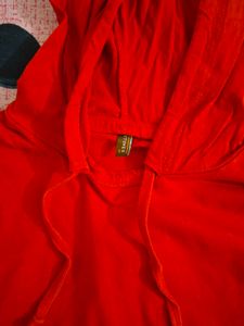 Vibrant Red Hoodie