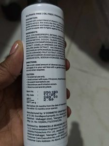 Underrated Brightening Gel Face Wash