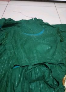 Emerald Green Lehenga Choli Set