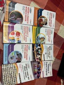 Set of 9 D.EL.ED. (J.B.T.) Books (second year)