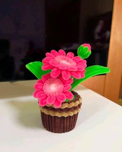 Cute Pink Flower Plant Decor