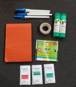 Stationery Bundle - Pens, Glue, Tape, Notes