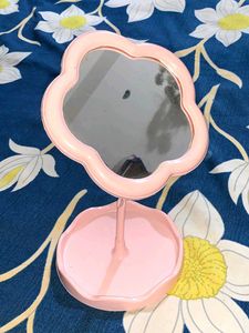 Cute Pink Cloud Shape Vanity Mirror