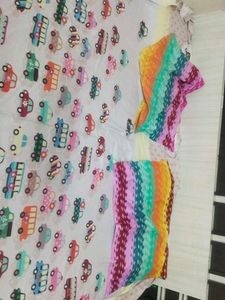 Cute Car Print Bedsheet Set